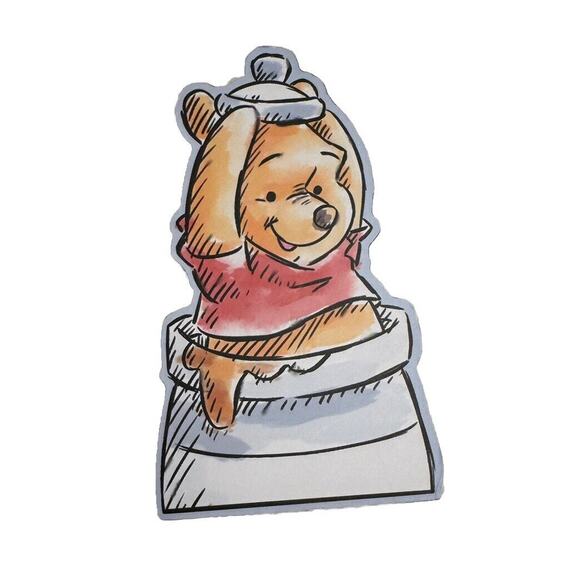 Disney Other - Disney Winnie the Pooh Wall sign, 2023, Blue, Wooden Pooh Tabletop, Honey Pot